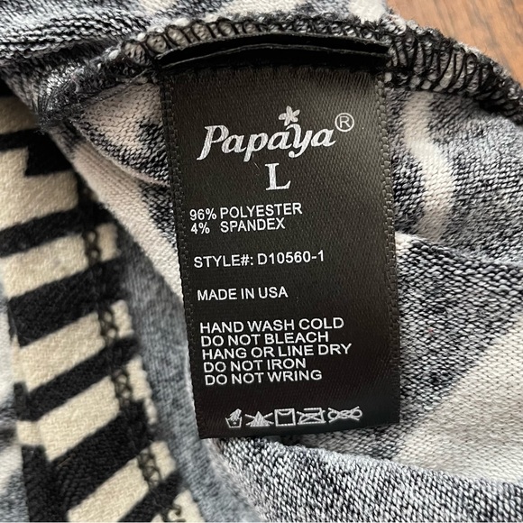 PAPAYA sleeveless, cowl neck dress, size L - Picture 11 of 12